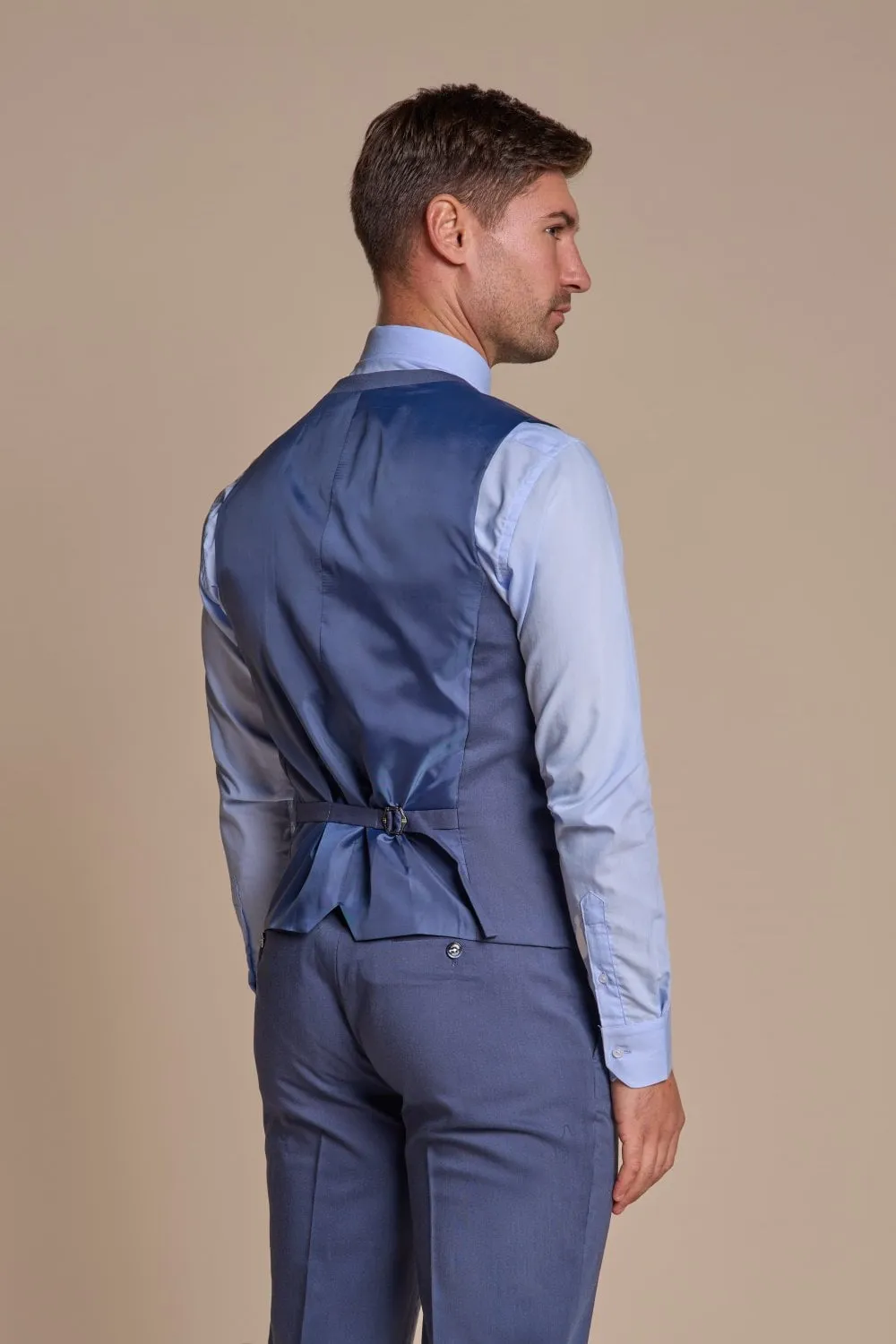 3-Piece Blue Men's Suit - Specter Teal
