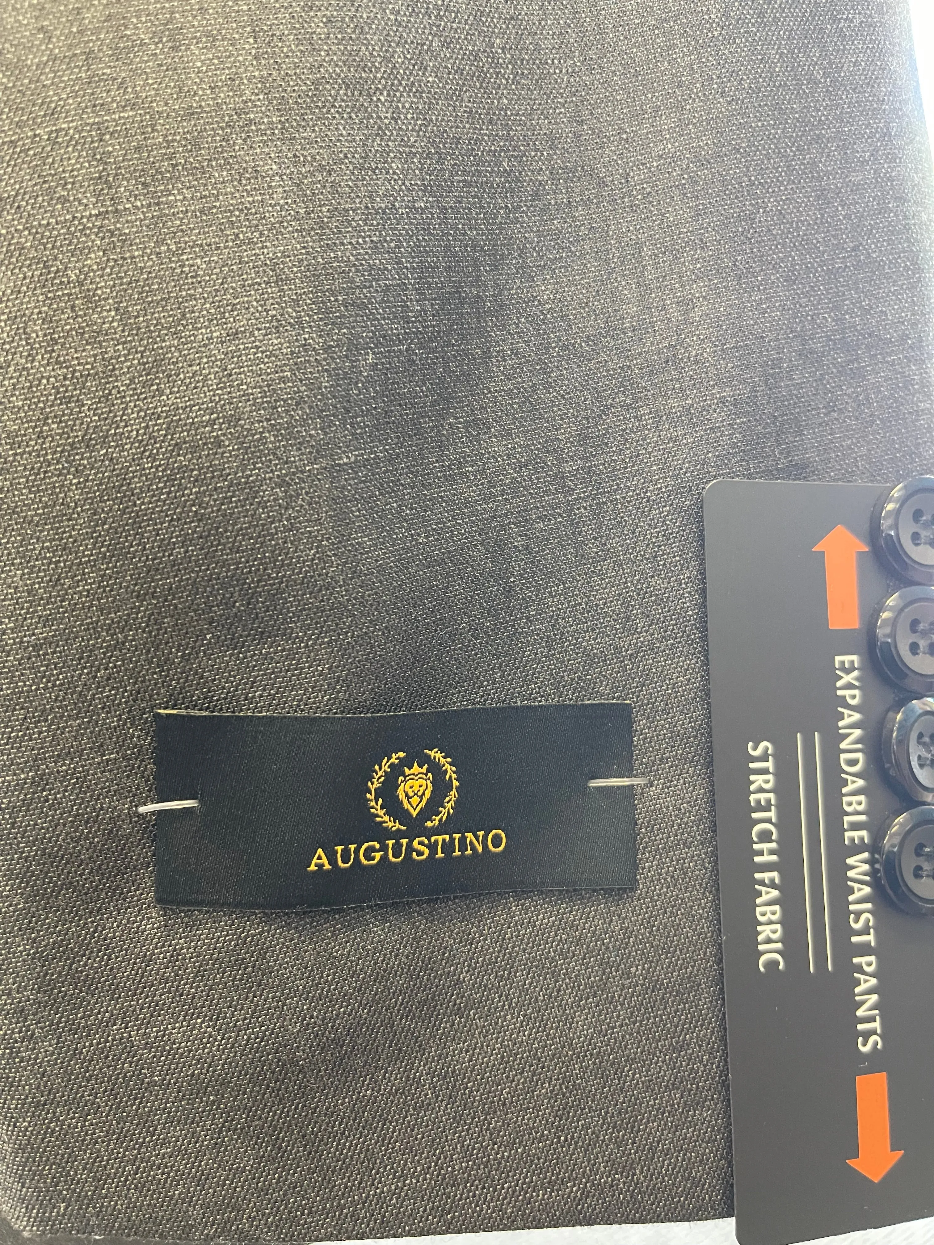 3pc Ink Sharkskin Suit