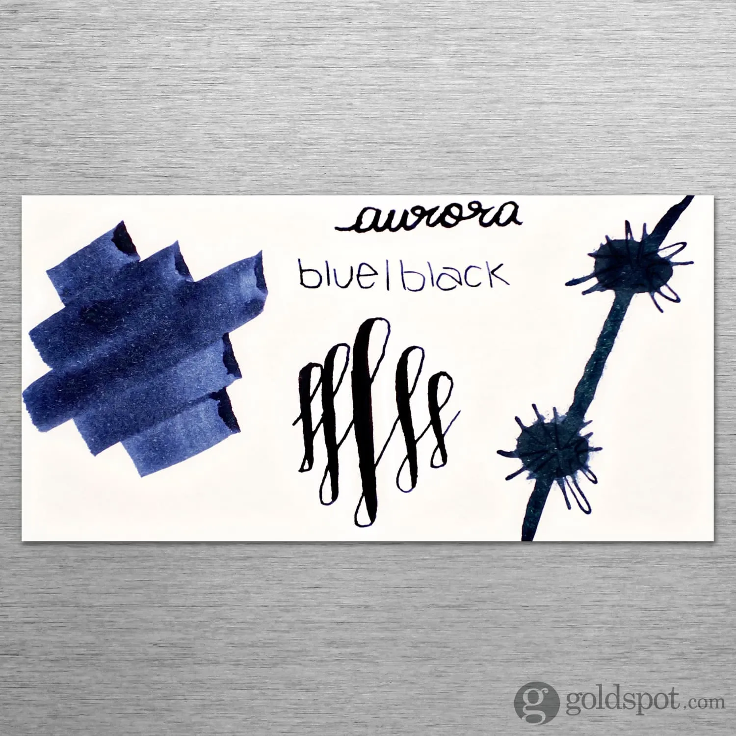 Aurora Bottled Ink in Blue Black - 45 mL