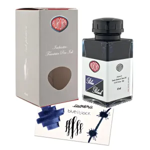 Aurora Bottled Ink in Blue Black - 45 mL