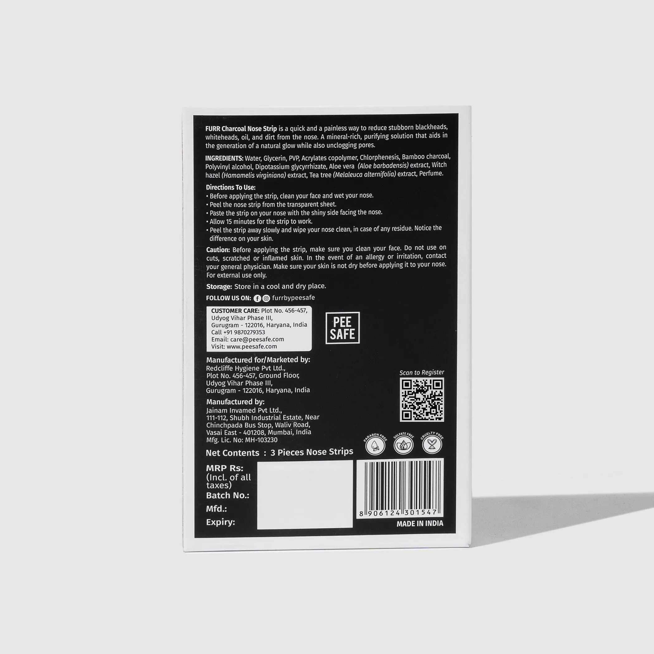 Bamboo Charcoal Nose Strips (9N)