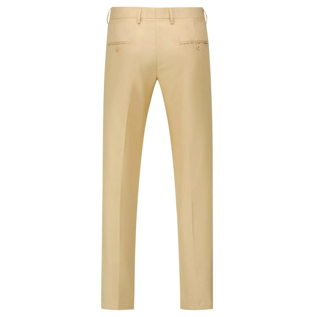 Beige 3-Piece Slim Fit Suit