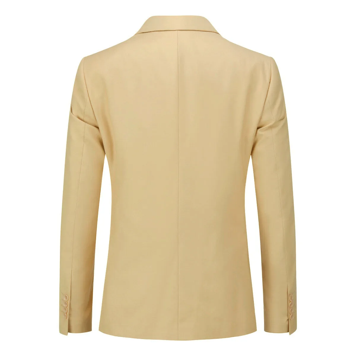 Beige 3-Piece Slim Fit Suit