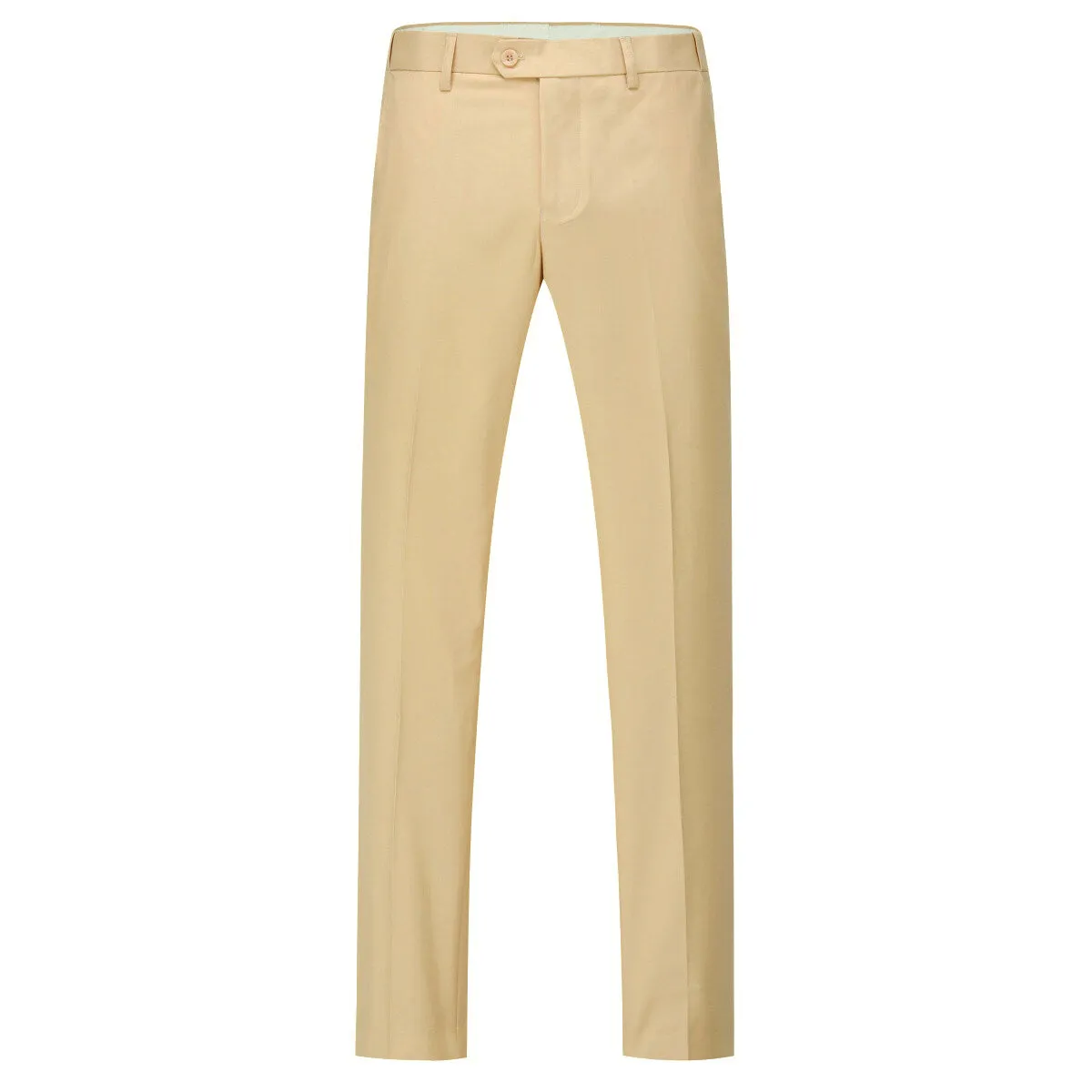Beige 3-Piece Slim Fit Suit