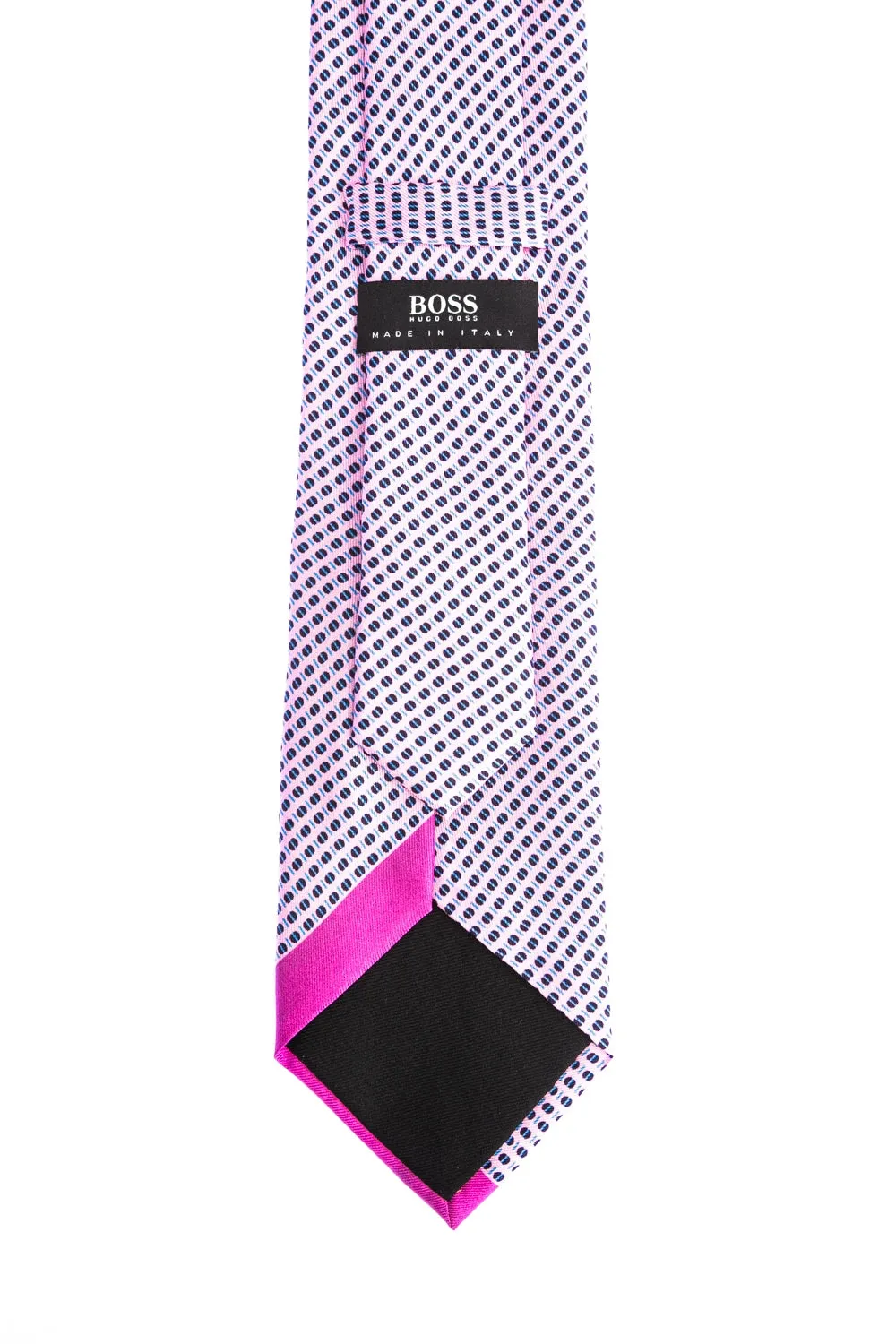 BOSS 7.5cm Tie in Pink Dot