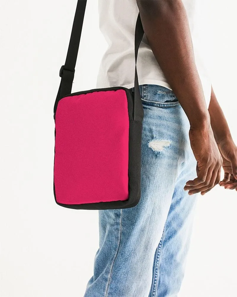 Bright Pink Messenger Pouch | Bright Pure Pink | C0M100Y50K0