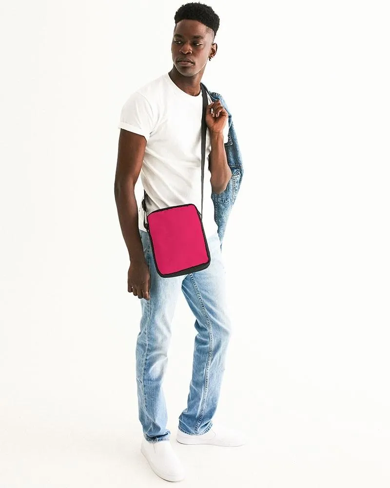 Bright Pink Messenger Pouch | Bright Pure Pink | C0M100Y50K0