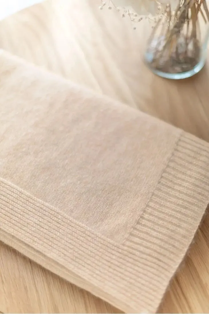 Cashmere blanket bunny beige*