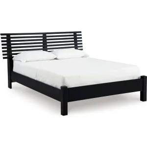 Danziar Slat Platform Bed - Black