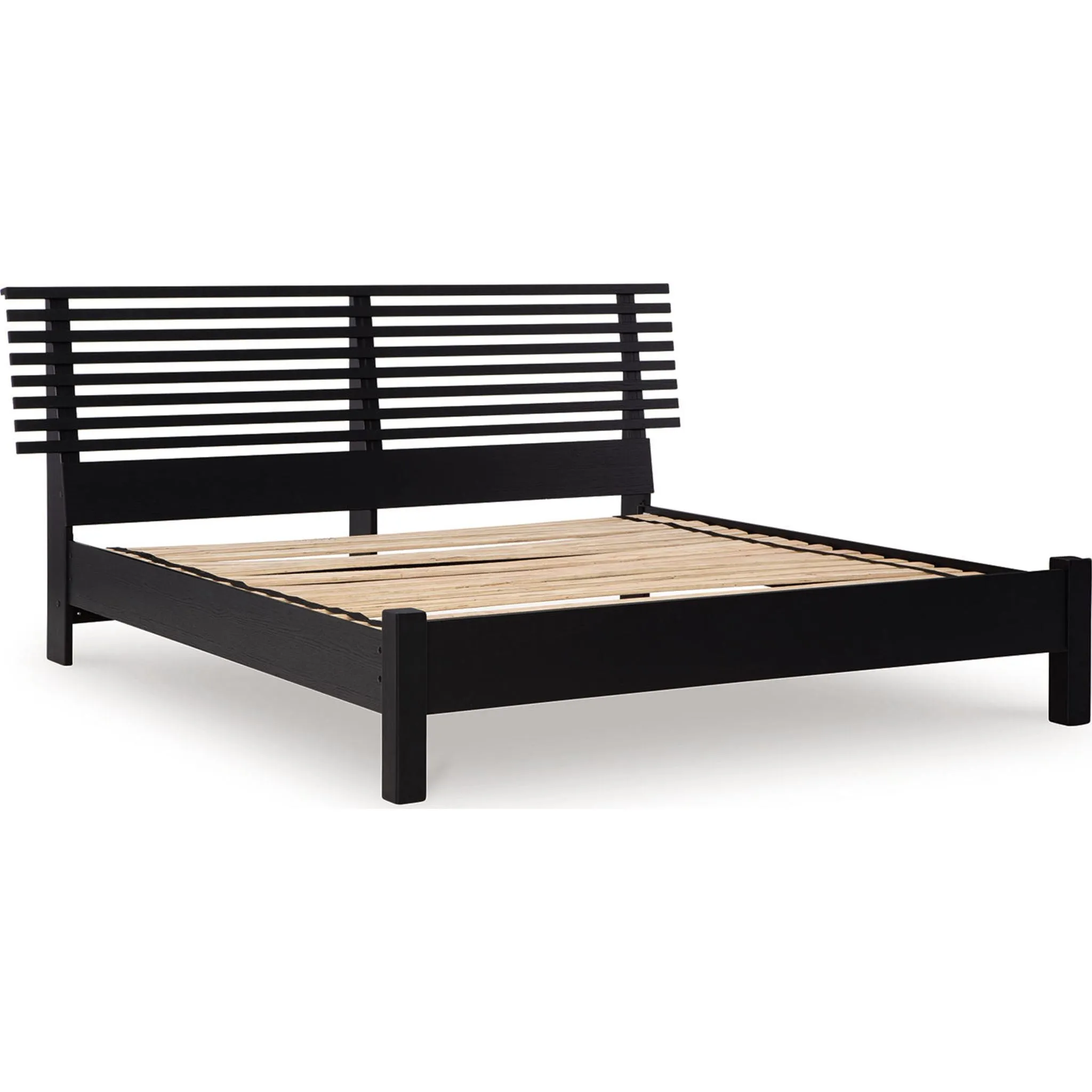Danziar Slat Platform Bed - Black
