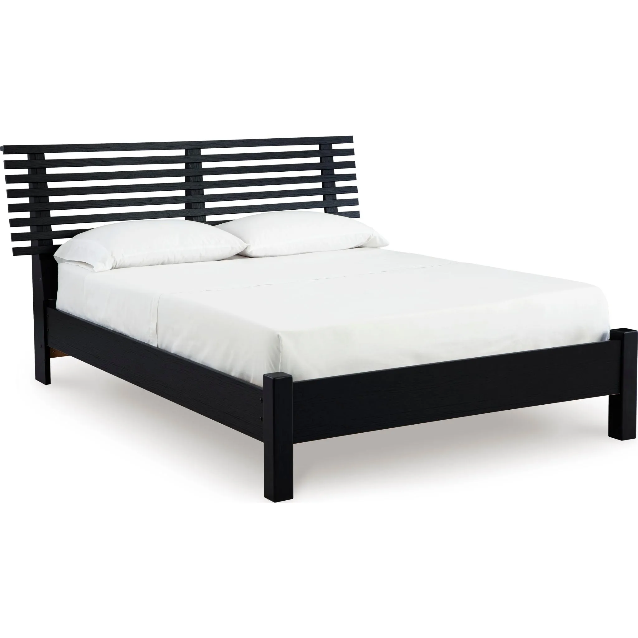 Danziar Slat Platform Bed - Black