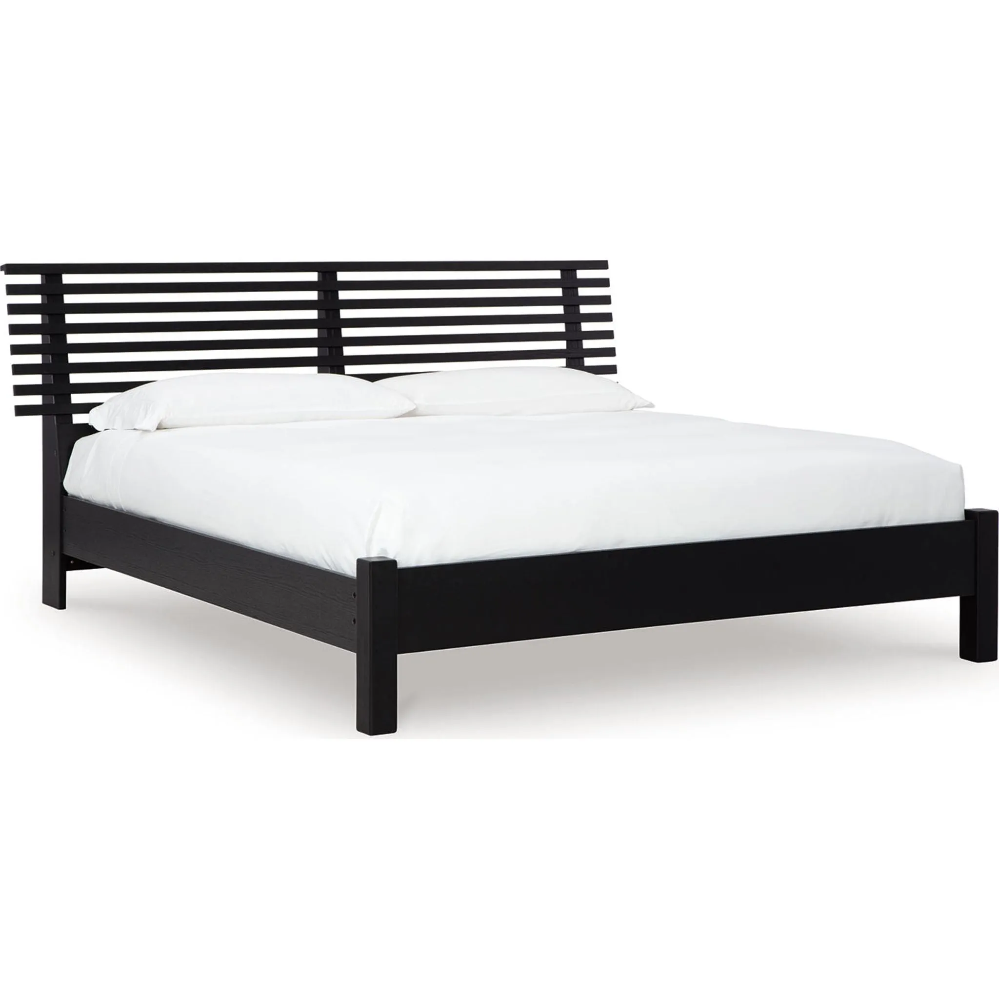 Danziar Slat Platform Bed - Black