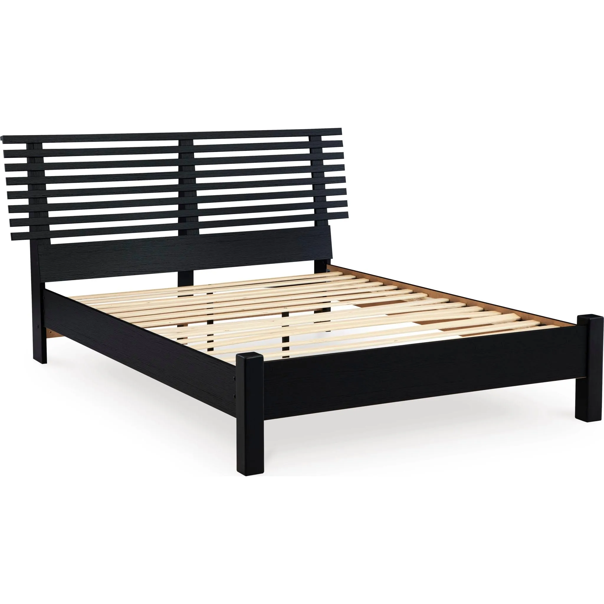 Danziar Slat Platform Bed - Black