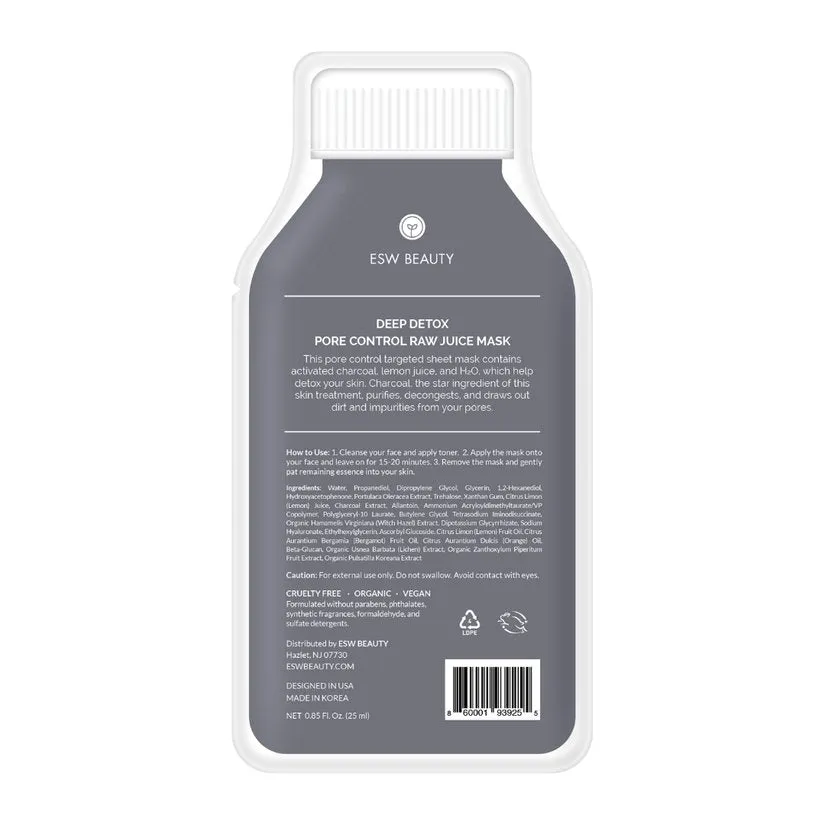 Deep Detox Pore Control Raw Juice Mask