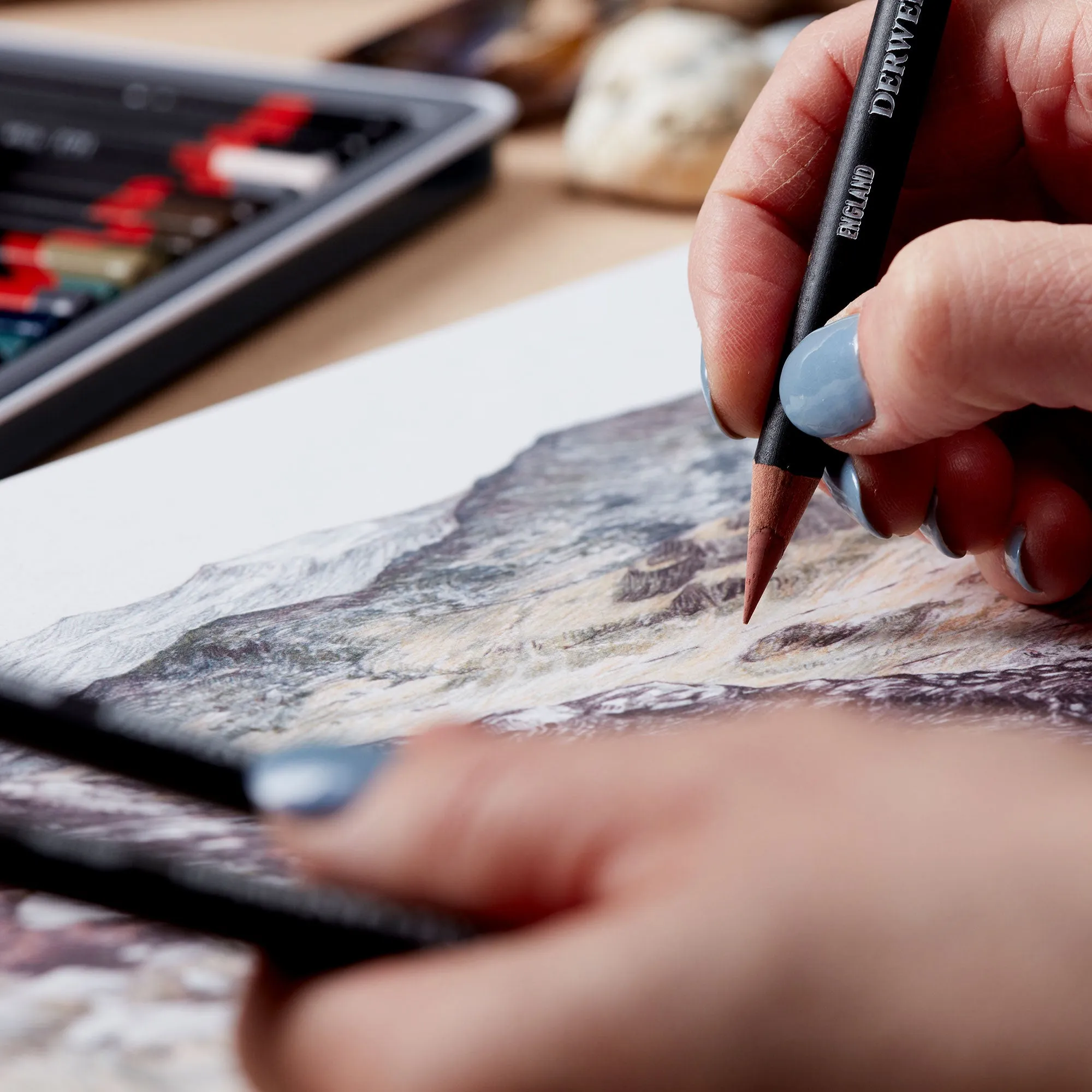 Derwent Tinted Charcoal Individual Pencils