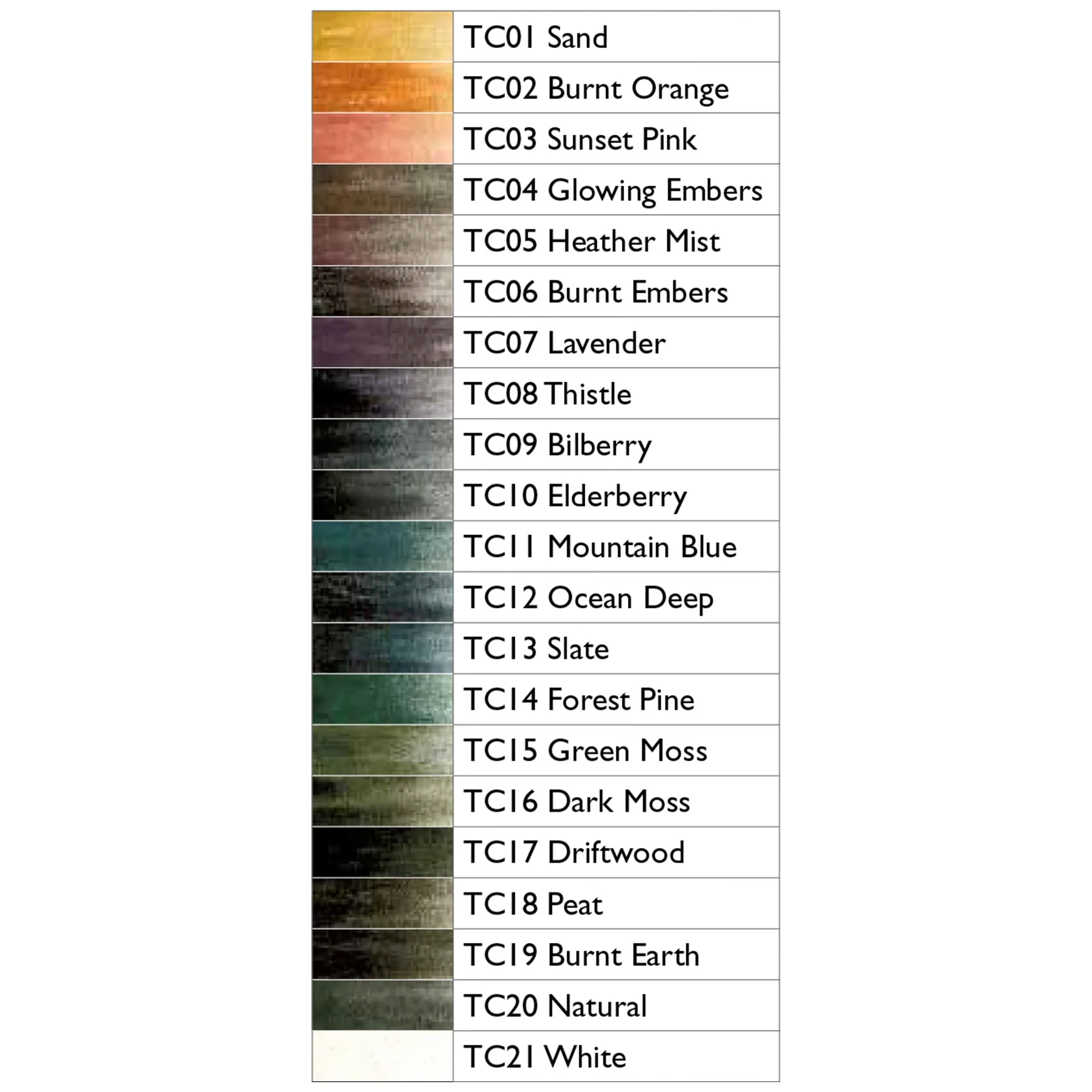 Derwent Tinted Charcoal Individual Pencils