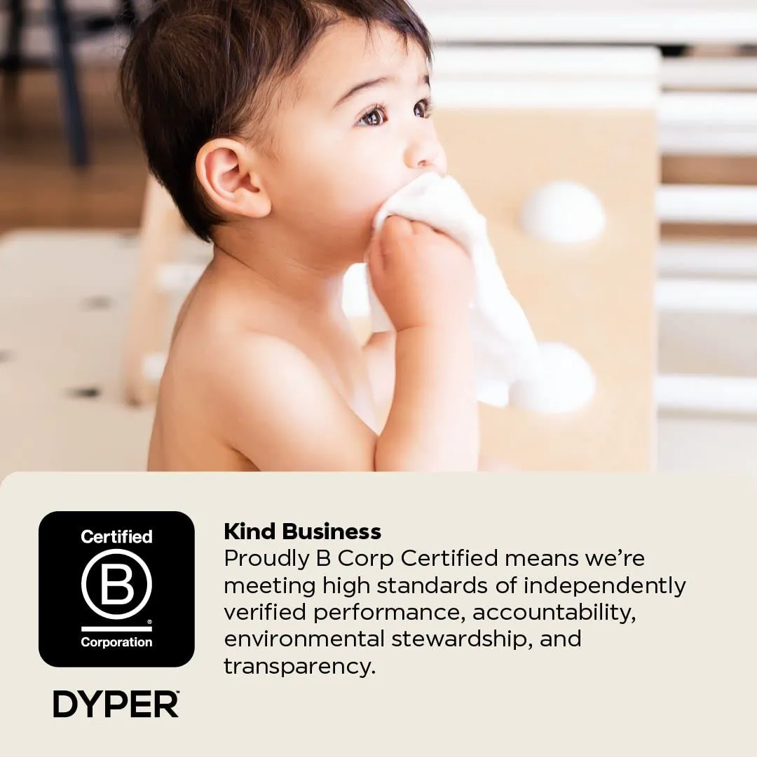 DYPER: Charcoal-Enhanced Baby Wipes with 100% Plant-Based Unscented Formula