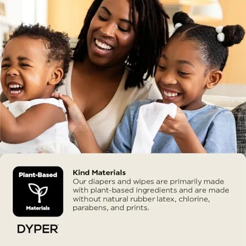 DYPER: Charcoal-Enhanced Baby Wipes with 100% Plant-Based Unscented Formula
