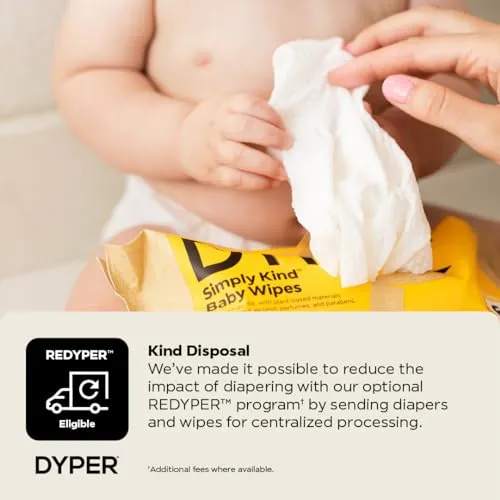 DYPER: Charcoal-Enhanced Baby Wipes with 100% Plant-Based Unscented Formula