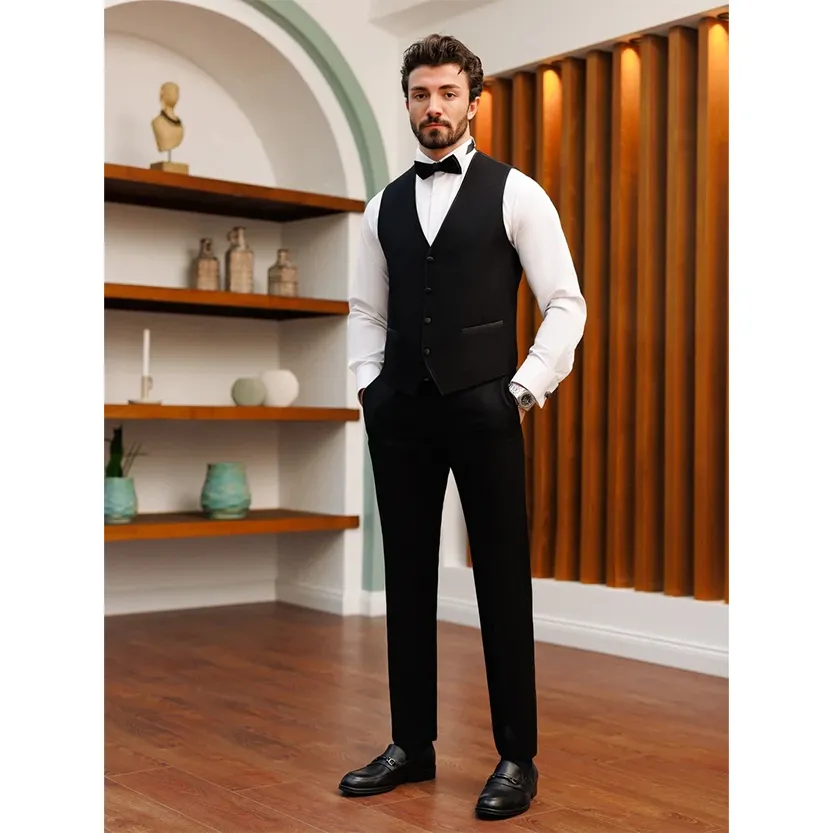 Funki Buys | Suits | Men's Formal Slim-Fit 3 Pcs Tuxedo Suit Set