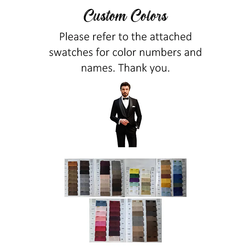 Funki Buys | Suits | Men's Formal Slim-Fit 3 Pcs Tuxedo Suit Set