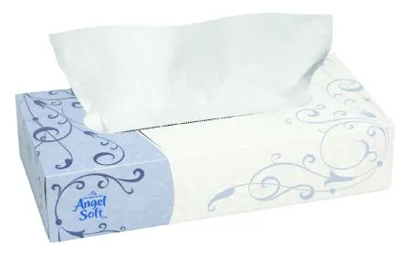 Georgia Pacific Angel Soft Facial Tissue ps White 7.6 X 8.8 Inch, Case of 3000