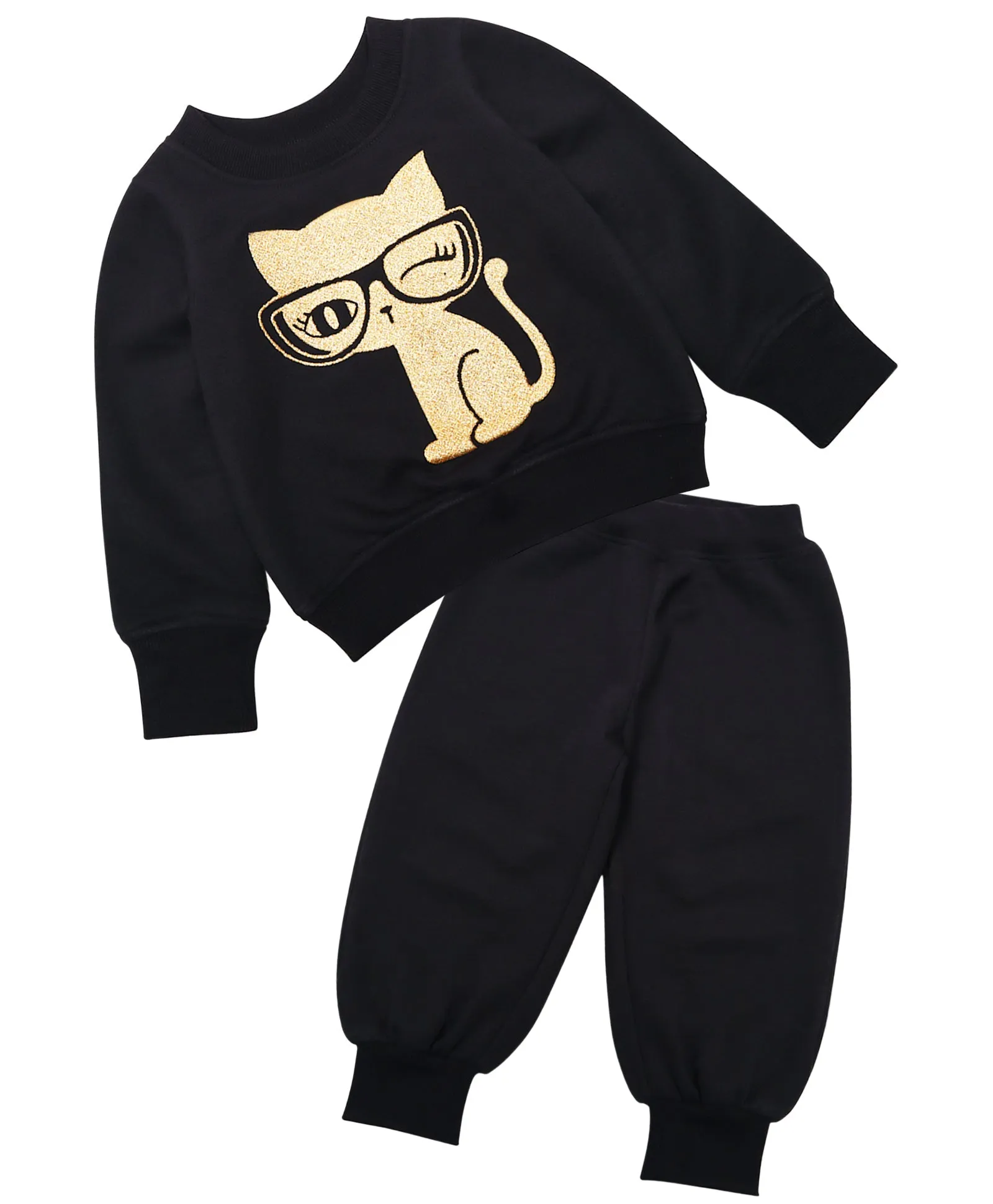 Girls Printed Top With Pyjamas