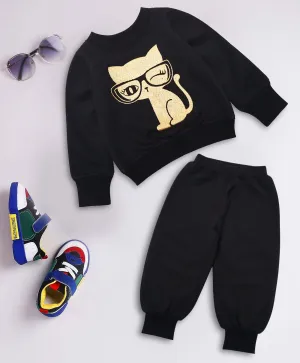 Girls Printed Top With Pyjamas