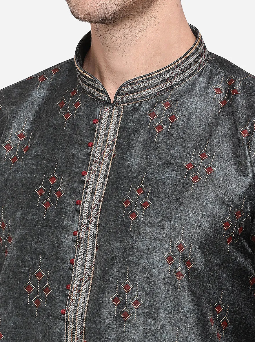 Grey Kurta Set | Azania