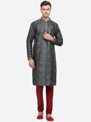 Grey Kurta Set | Azania