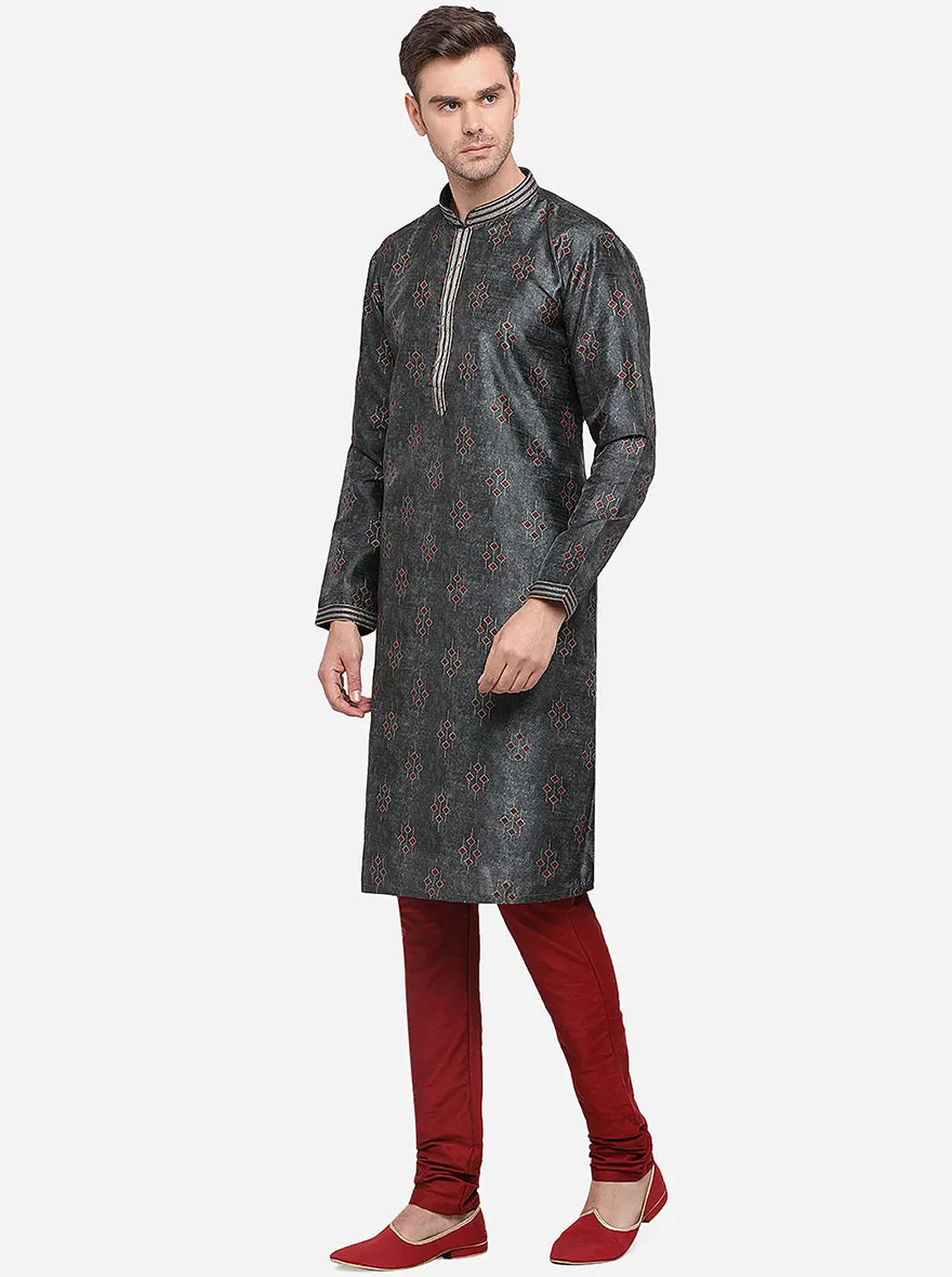 Grey Kurta Set | Azania