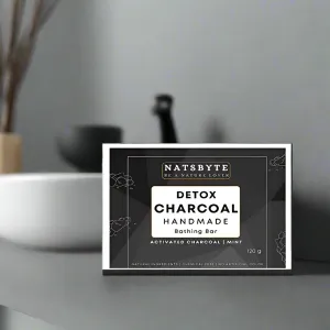 Handmade Charcoal Soap for Bath - 120g