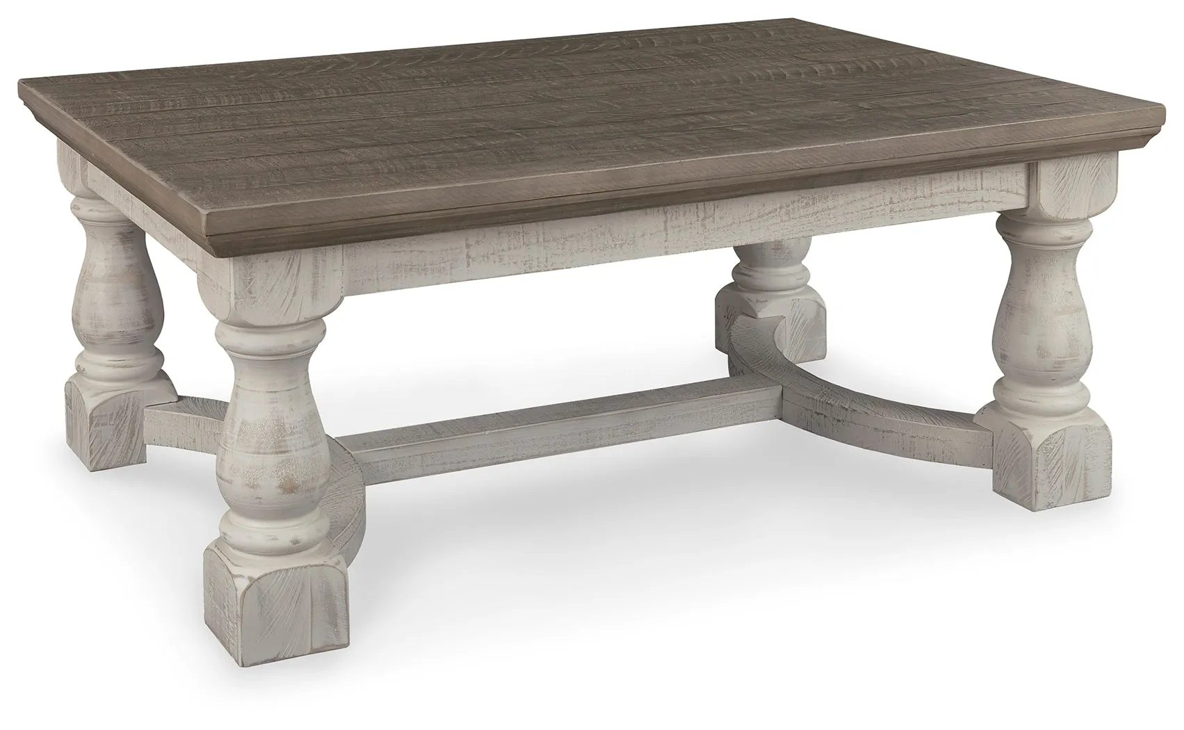 Havalance Coffee Table with 1 End Table in Gray/White