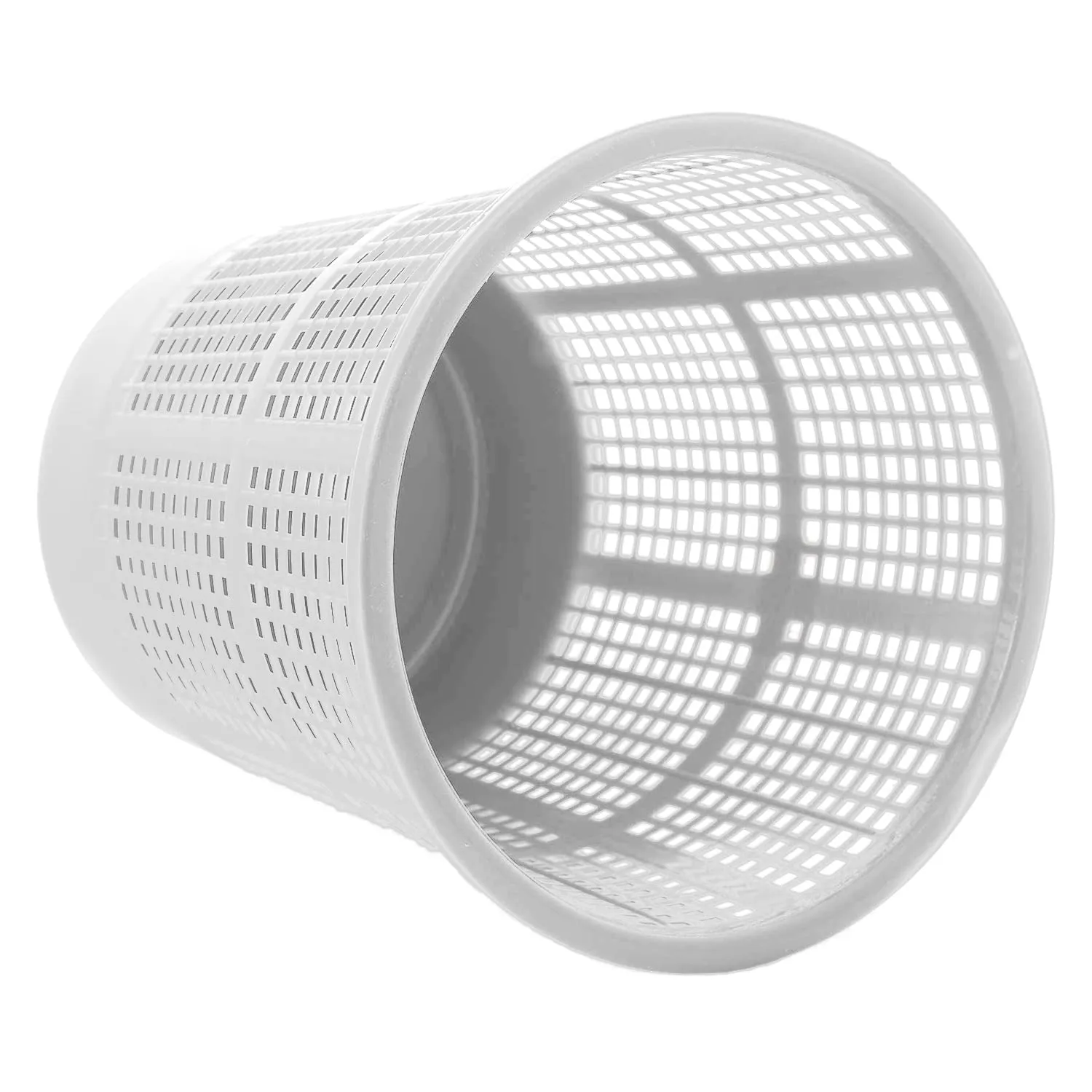 Heart Home Mesh Design Plastic Dustbin, Garbage Bin For Home, Kitchen, Office, 5Ltr.- Pack of 4 (Black & White)-47HH0791