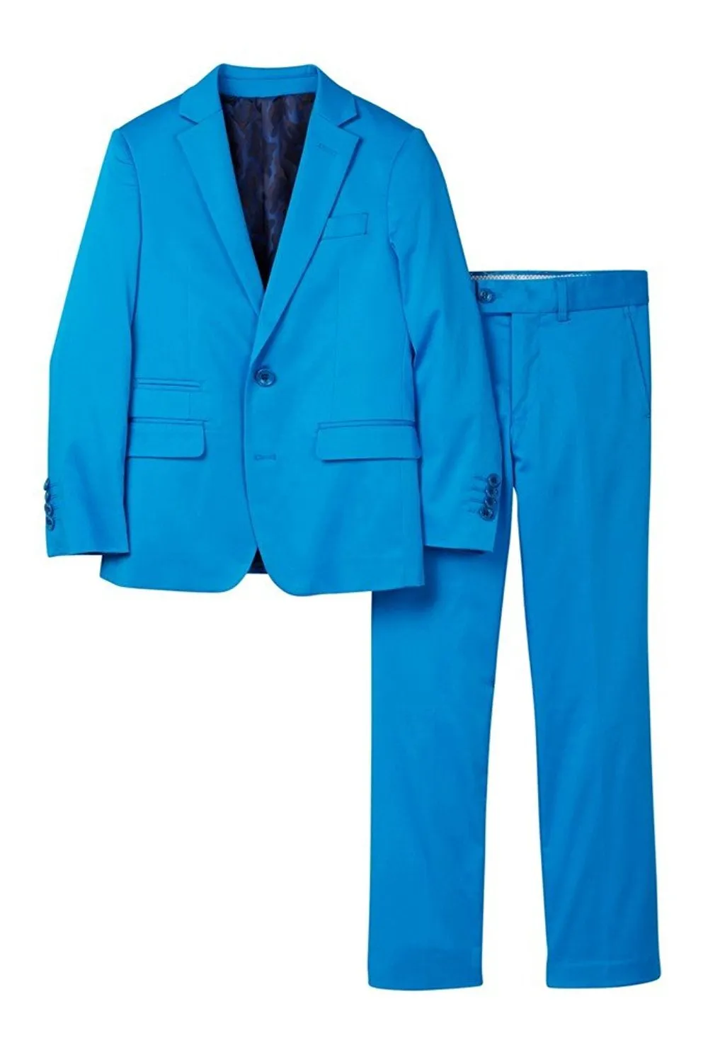Isaac Mizrahi Boy's 2-20 Slim Fit 2-Piece Cotton Stretch Suit - CLEARANCE - FINAL SALE