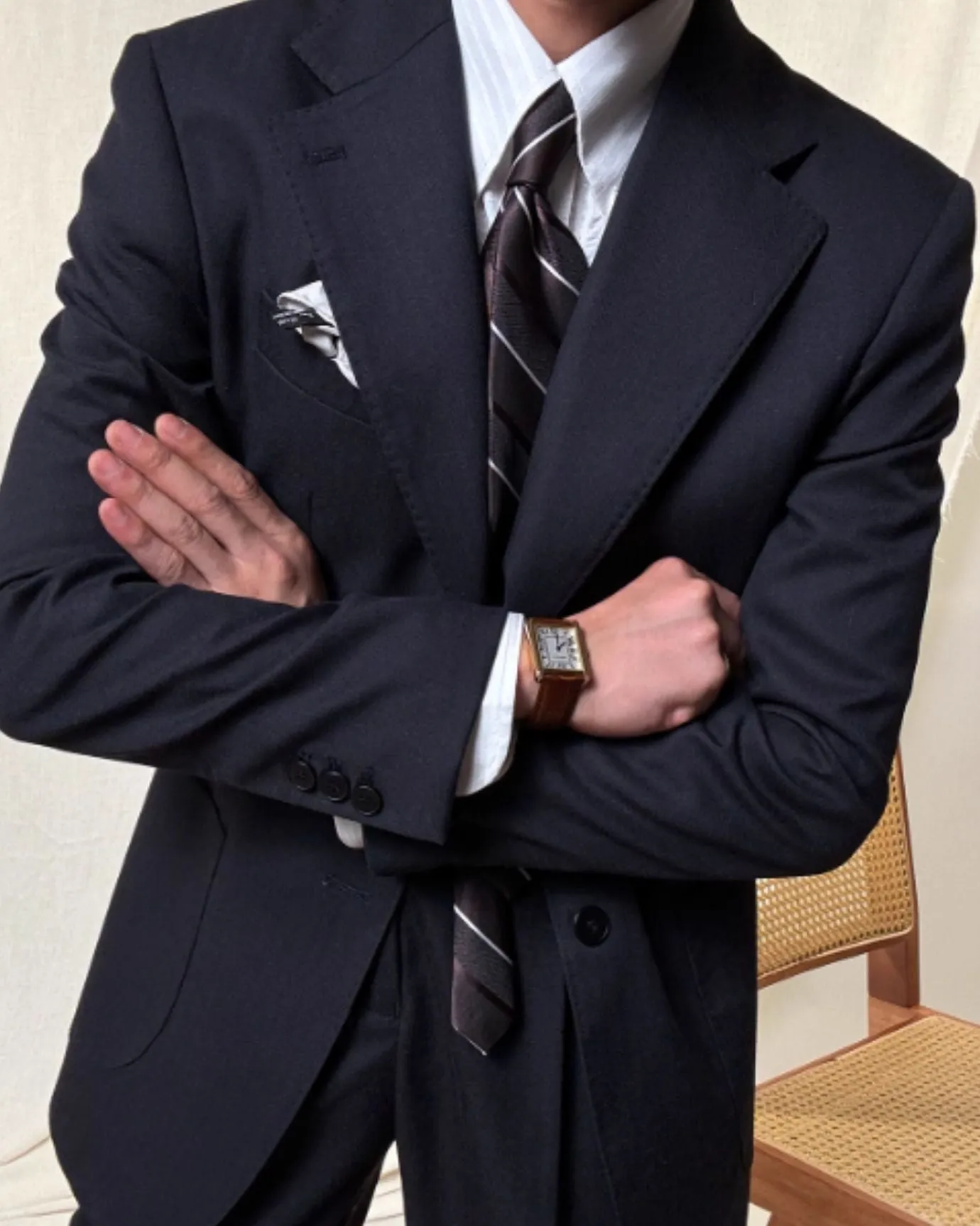 Italian Naples Suit Trousers & Blazer