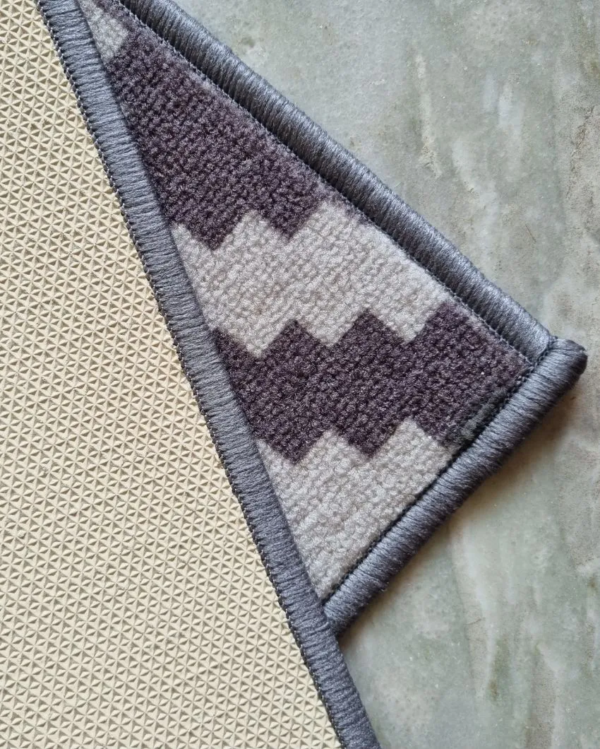 Jacquard Pattern Anti-Slip Nylon Area Rug | 3 x 5 Ft