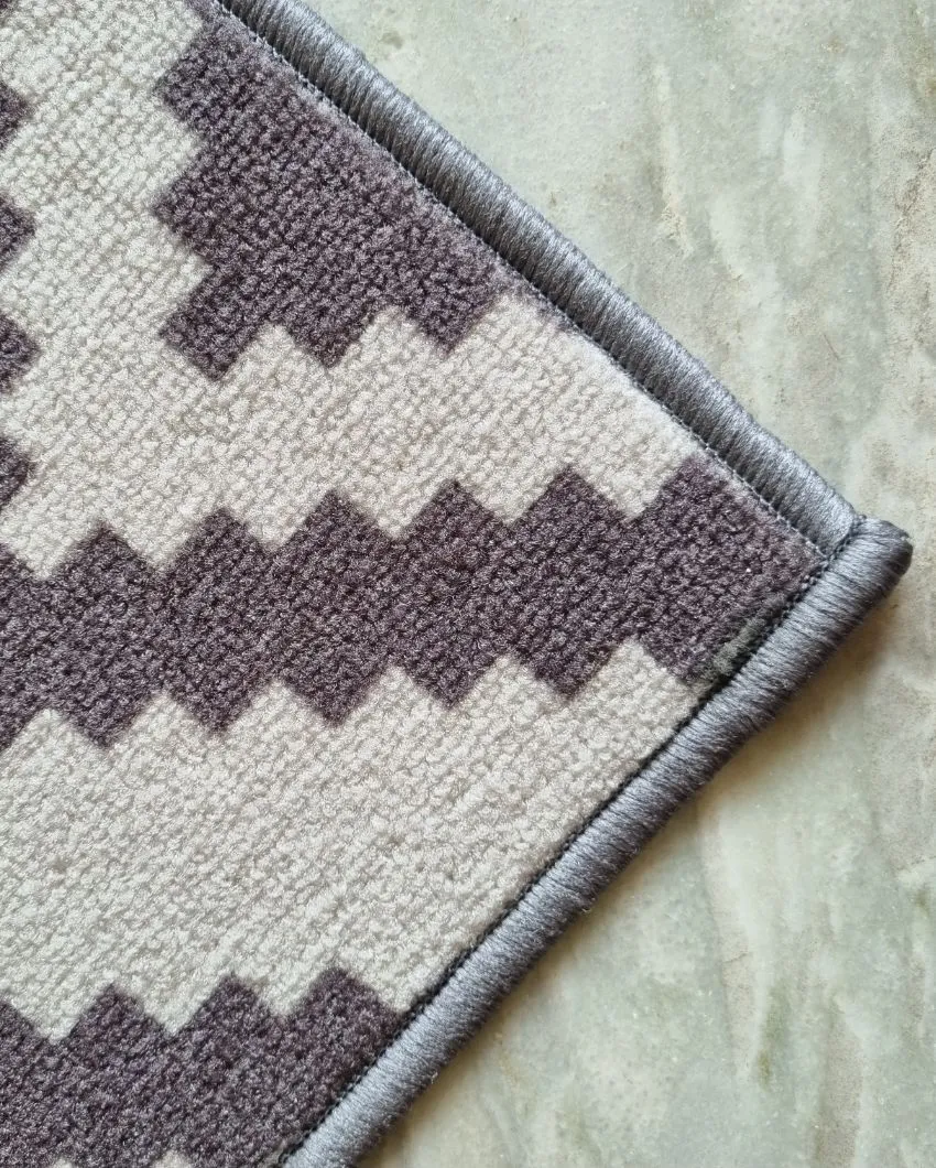 Jacquard Pattern Anti-Slip Nylon Area Rug | 3 x 5 Ft