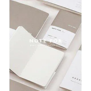 Letter Lovers Simple Muji Style Gray Tone Lightweight Blank Dot Matrix Horizontal Line Notebook B5 NP-HEZQI-307