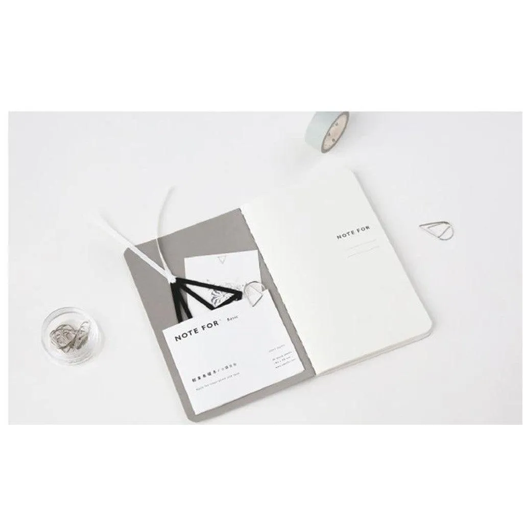 Letter Lovers Simple Muji Style Gray Tone Lightweight Blank Dot Matrix Horizontal Line Notebook B5 NP-HEZQI-307