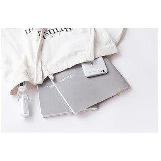 Letter Lovers Simple Muji Style Gray Tone Lightweight Blank Dot Matrix Horizontal Line Notebook B5 NP-HEZQI-307