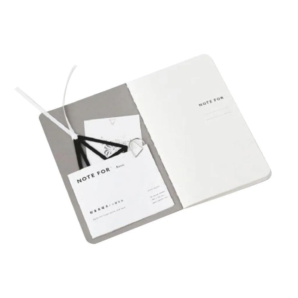 Letter Lovers Simple Muji Style Gray Tone Lightweight Blank Dot Matrix Horizontal Line Notebook B5 NP-HEZQI-307