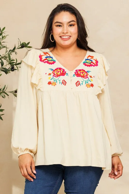 Maria Embroidered Blouse
