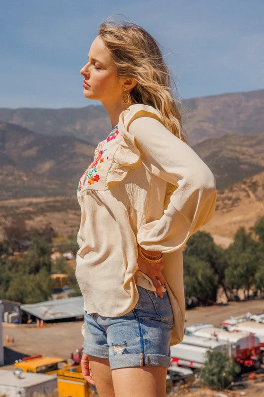 Maria Embroidered Blouse