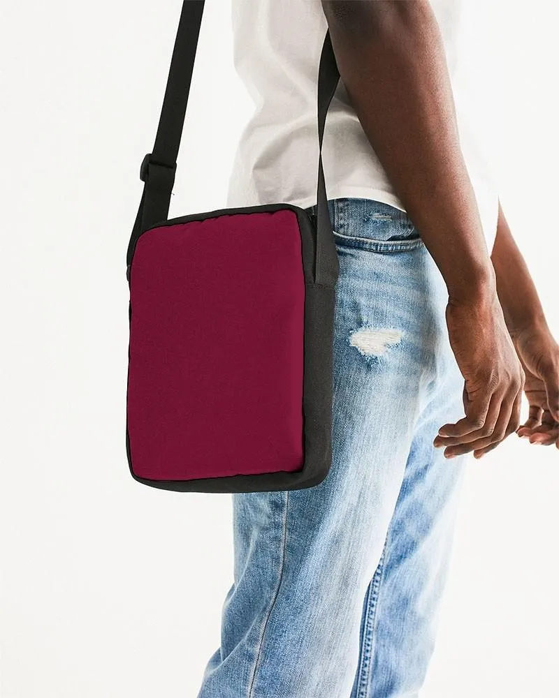 Medium Dark Pink Messenger Pouch | Medium Dark Pure Pink | C0M100Y50K60