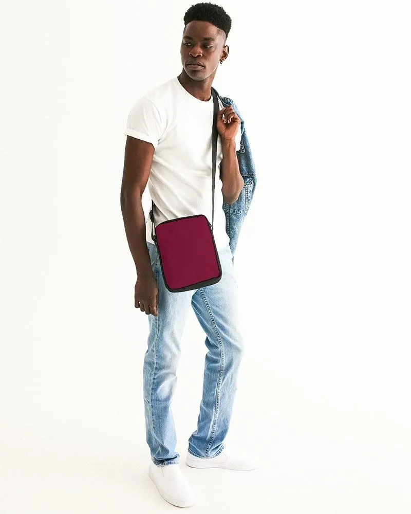 Medium Dark Pink Messenger Pouch | Medium Dark Pure Pink | C0M100Y50K60