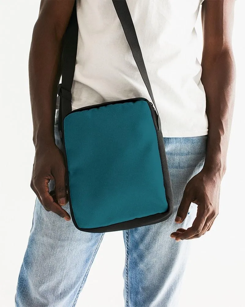 Medium Dark Warm Cyan Messenger Pouch | Medium Dark Pure Warm Cyan | C100M0Y25K60