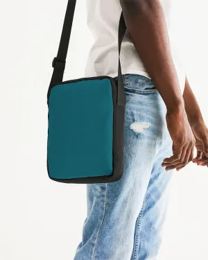 Medium Dark Warm Cyan Messenger Pouch | Medium Dark Pure Warm Cyan | C100M0Y25K60