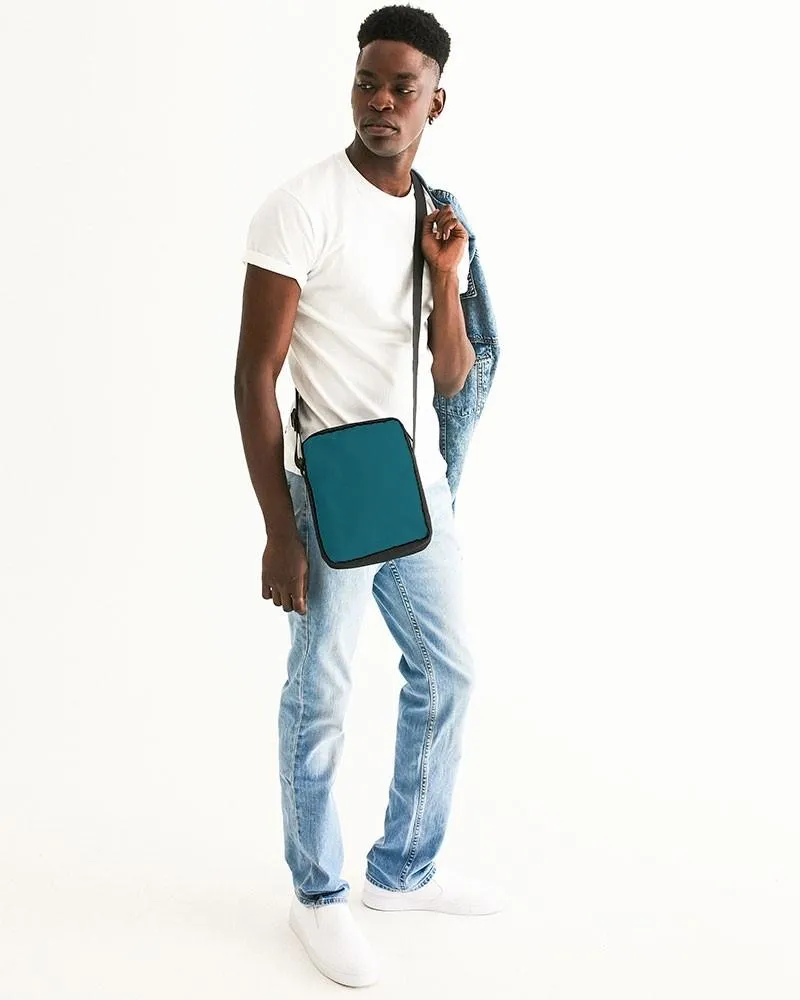 Medium Dark Warm Cyan Messenger Pouch | Medium Dark Pure Warm Cyan | C100M0Y25K60