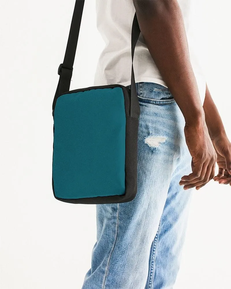 Medium Dark Warm Cyan Messenger Pouch | Medium Dark Pure Warm Cyan | C100M0Y25K60